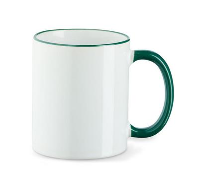 Sternzeichen Tasse, Kaffeebecher mit farbigen Henkel und ihrem persönlichen Text