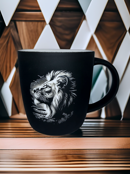 Kaffeebecher, Kaffeetasse mit Gravur, personalisierbar, Wildtiere
