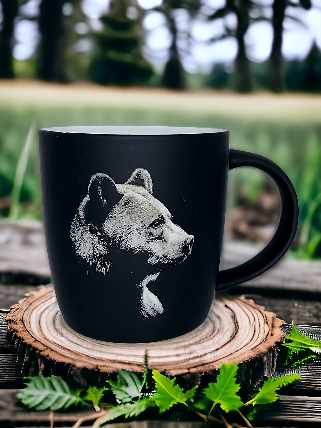 Kaffeebecher, Kaffeetasse mit Gravur, personalisierbar, Wildtiere