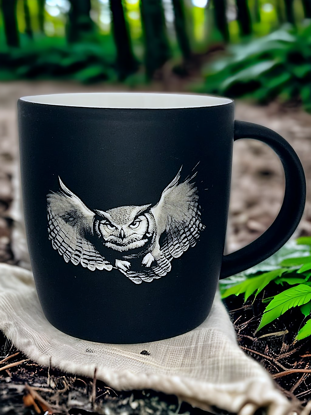 Kaffeebecher, Kaffeetasse mit Gravur, personalisierbar, Wildtiere