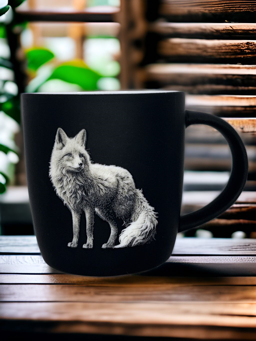 Kaffeebecher, Kaffeetasse mit Gravur, personalisierbar, Wildtiere
