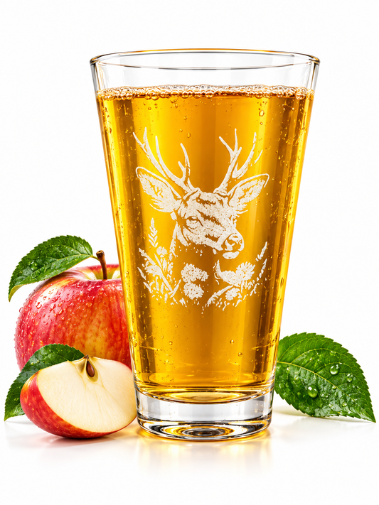 Leonardo Designerglas mit kunstvoller Gravur/ Trinkglas mit Motiv/ Hirsch/ Hirschmotiv / Tiermotiv/ Gravur/ 300 ml