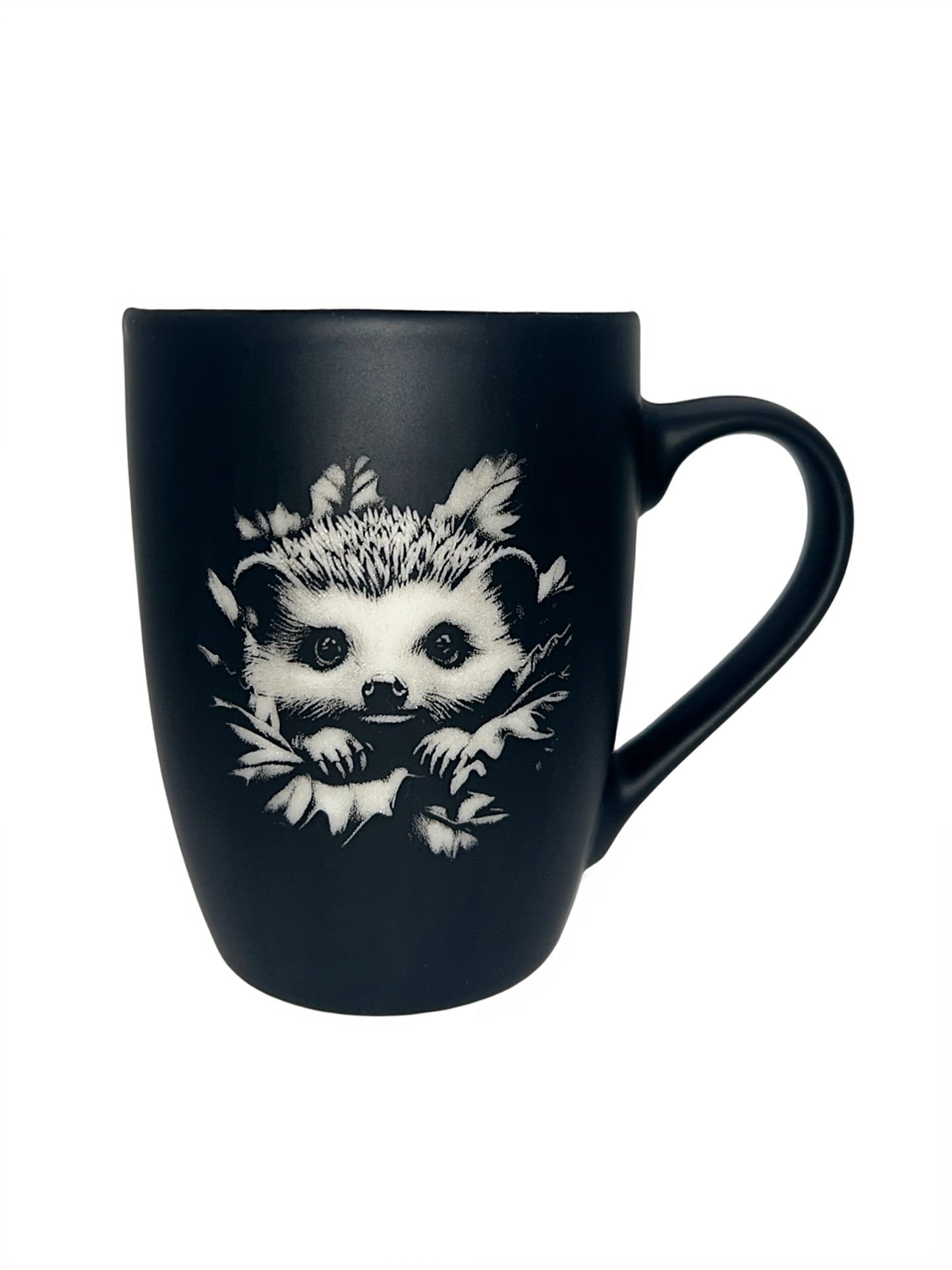 Tasse mit Gravur/auf Wunsch auch mit Text/gummierte Oberfläche/Farbe Schwarz/Porzellan/Personalisiert/Geschenk/mit Verschiedenen-Motiven in Geschenkverpackung/ Hobby