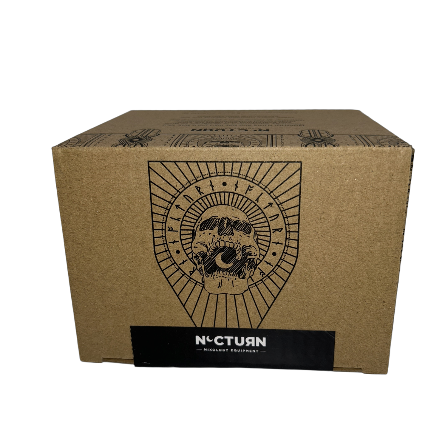 Moscow Mule Tattoo Nocturn, 0,45 ltr., Ø 9 cm, Höhe 9 cm, schwarz, gold, Chromnickelstahl 18/10
