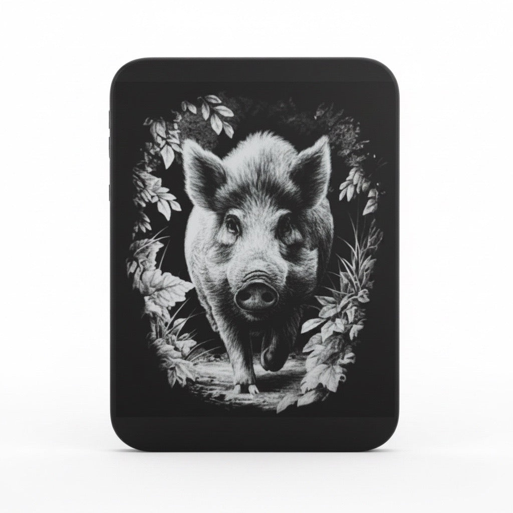 Nathan Metalldose mit Spielkarten, Schwarz, mit verschiedenen Motiven Lasergravur, Rechteckig, 9.5 x 6.5 x 3 cm, Geschenk