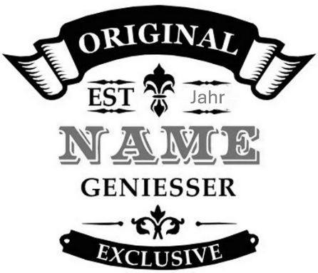 Bierglas in 2 Varianten, Transparentes Kristallglas, 500ml Fassungsvermögen, mit Lasergravur gestalten