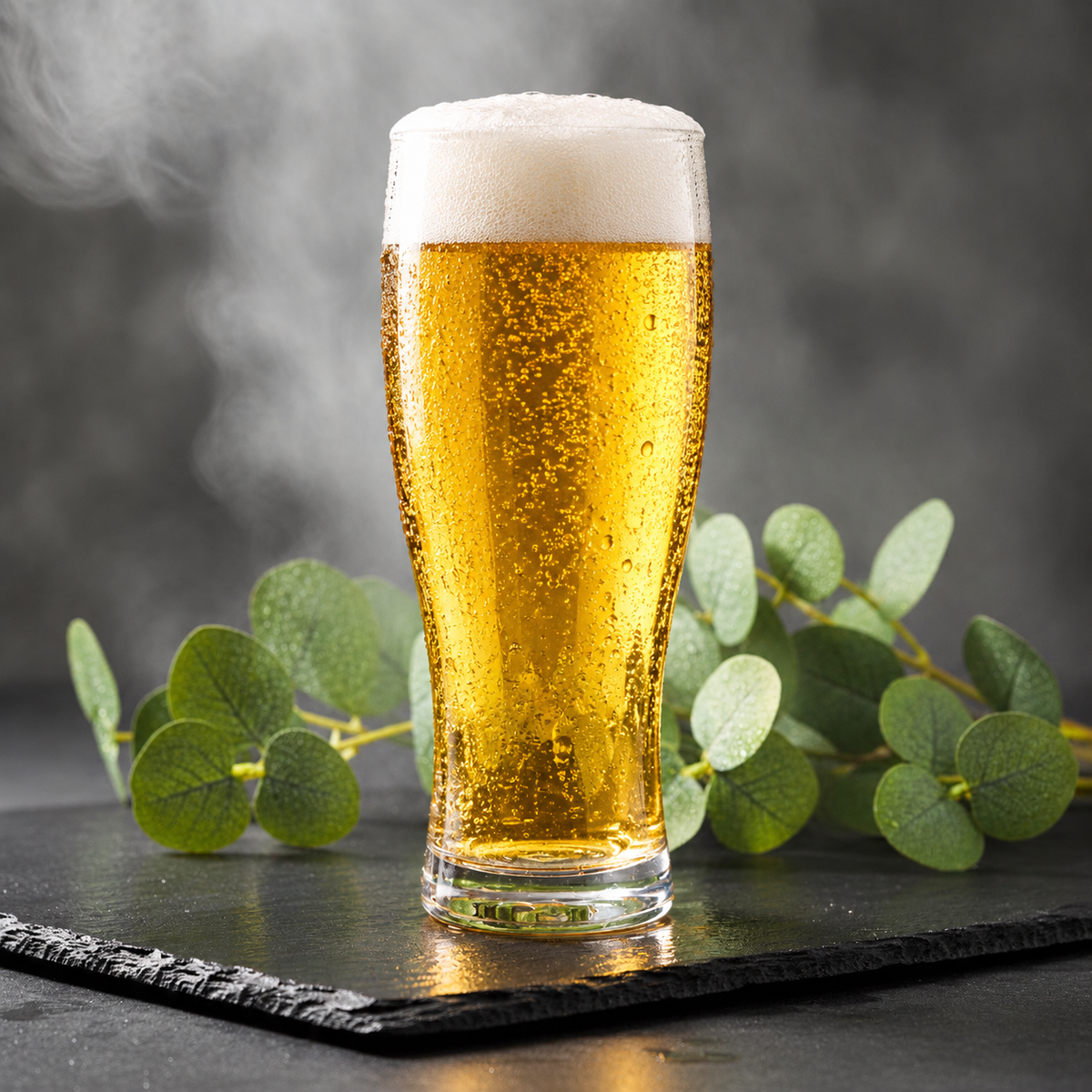 Modernes Bierglas, hochwertige Gravur mit UV Laser, Transparentes Kristallglas, 500ml Fassungsvermögen, elegante Tulpenform, Geschenkidee