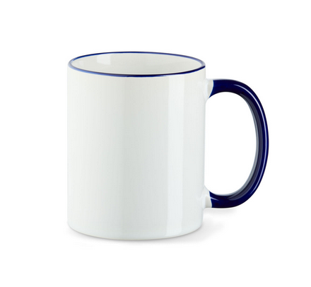 Sternzeichen Tasse, Kaffeebecher mit farbigen Henkel und ihrem persönlichen Text