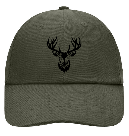 Cap mit Motiv, Baseballkappe, verstellbar, atmungsaktiv & leicht, Jagd
