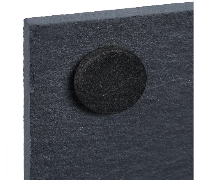 Schieferuntersetzer 10 × 10 cm personalisieren mit eigenem Text