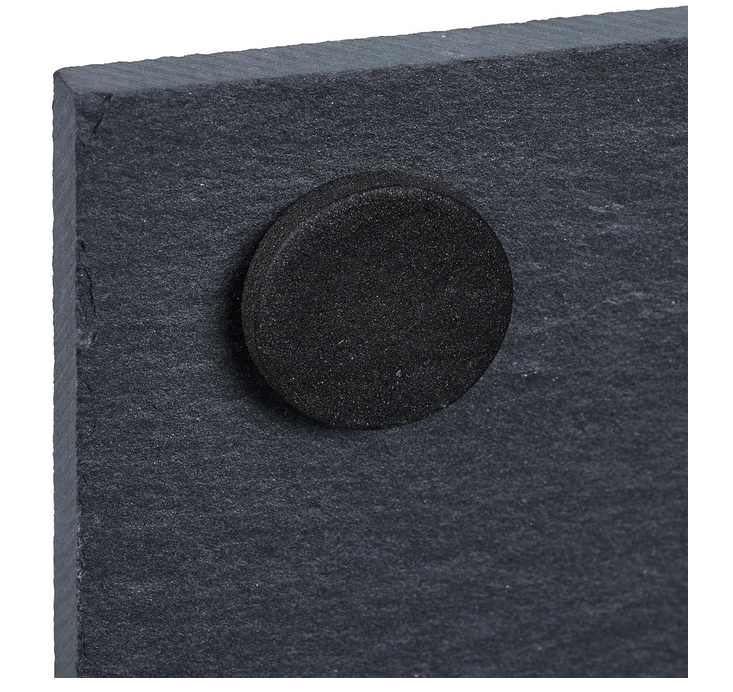 Schieferuntersetzer mit glatten Kanten 10x10 cm mit Motiv