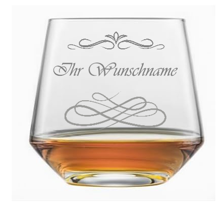 BELFESTA Whiskyglas, Whiskyglas personalisieren 389 ml - Geschenk-Idee für Männer - Whiskeyglas mit Motiv individuell gestalten